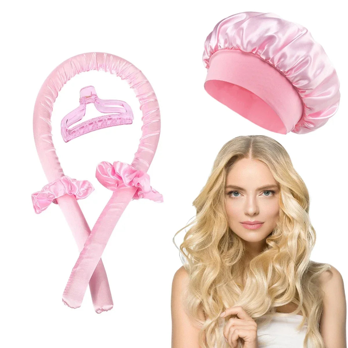 Heatless Curling mit Haarschutz