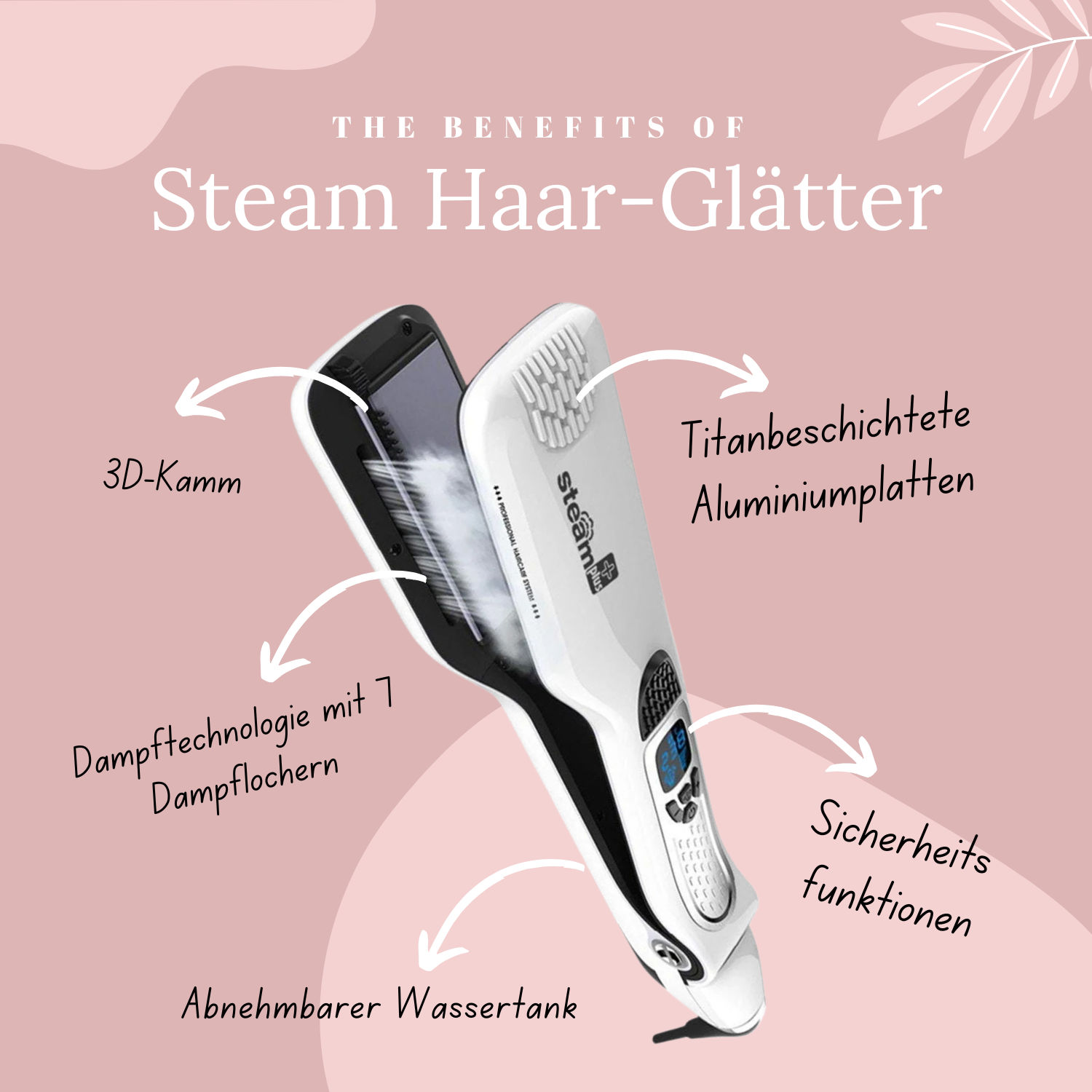 Steam Haar-Glätter