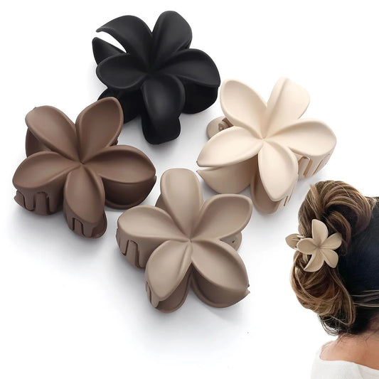 4Pcs Blumen Haarklammer