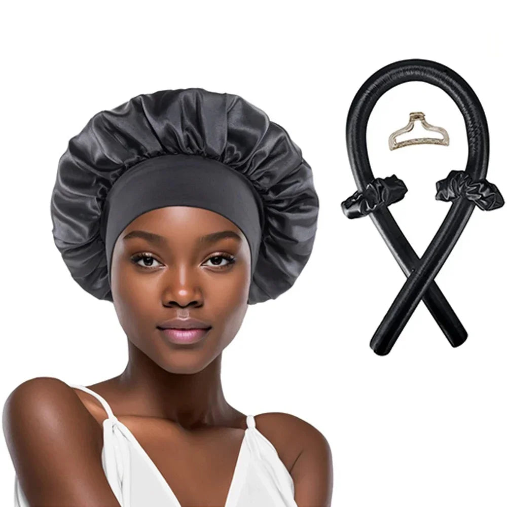 Heatless Curling mit Haarschutz