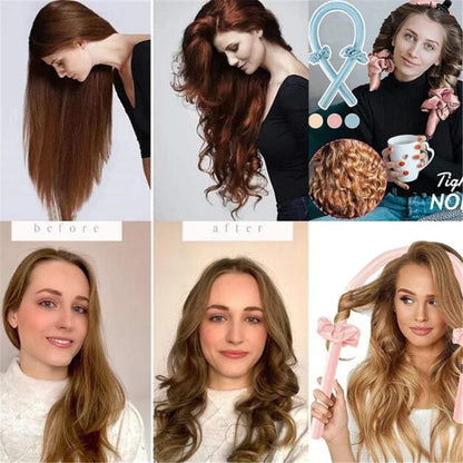 Heatless Curling mit Haarschutz