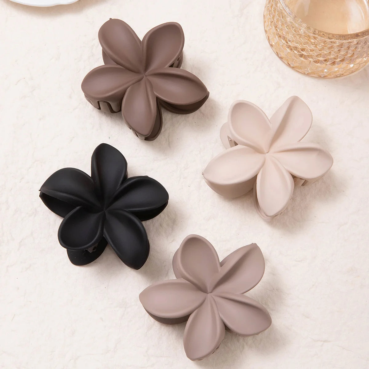 4Pcs Blumen Haarklammer