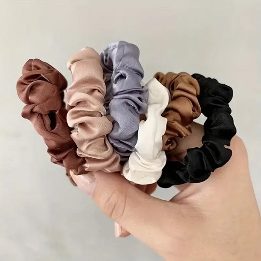 6Pcs Samt Haargummi