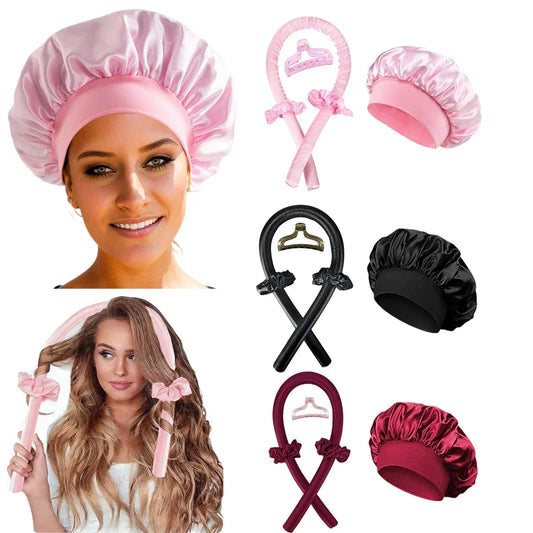Heatless Curling mit Haarschutz